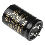 KEMET 4700μF Aluminium Electrolytic Capacitor 63V dc, PCB Mount - ALP22A472BB063