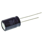 Panasonic 100μF Aluminium Electrolytic Capacitor 100V dc, Radial, Through Hole - ECA2AM101