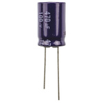 Panasonic 470μF Aluminium Electrolytic Capacitor 100V dc, Radial, Through Hole - ECA2AM471