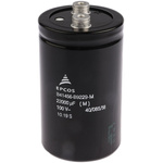 EPCOS 22000μF Aluminium Electrolytic Capacitor 100V dc, Screw Terminal - B41456B9229M000