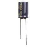 Panasonic 1000μF Aluminium Electrolytic Capacitor 10V dc, Radial, Through Hole - EEUFC1A102