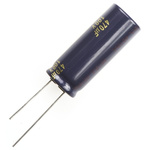 Panasonic 470μF Aluminium Electrolytic Capacitor 100V dc, Radial, Through Hole - EEUFC2A471