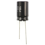Panasonic 100μF Aluminium Electrolytic Capacitor 200V dc, Radial, Through Hole - ECA2DHG101