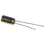 Panasonic 100μF Aluminium Electrolytic Capacitor 16V dc, Radial, Through Hole - EEUFC1C101