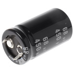 Nichicon 68μF Aluminium Electrolytic Capacitor 450V dc, Snap-In - LGU2W680MELY