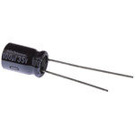 Nichicon 100μF Aluminium Electrolytic Capacitor 35V dc, Radial, Through Hole - UPS1V101MPD