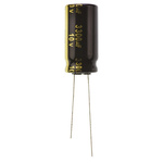 Panasonic 3300μF Aluminium Electrolytic Capacitor 10V dc, Radial, Through Hole - EEUFM1A332