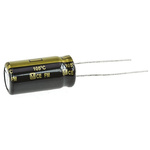 Panasonic 1500μF Aluminium Electrolytic Capacitor 25V dc, Radial, Through Hole - EEUFM1E152