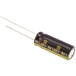 Panasonic 470μF Aluminium Electrolytic Capacitor 25V dc, Radial, Through Hole - EEUFM1E471L