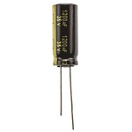 Panasonic 1200μF Aluminium Electrolytic Capacitor 35V dc, Radial, Through Hole - EEUFM1V122L