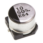 Panasonic 10μF Aluminium Electrolytic Capacitor 50V dc, Surface Mount - EEE1HA100SP