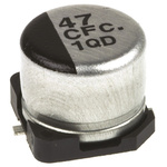 Panasonic 47μF Electrolytic Capacitor 16V dc, Surface Mount - EEEFC1C470P