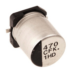 Panasonic 470μF Aluminium Electrolytic Capacitor 16V dc, Surface Mount - EEEFK1C471P
