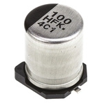 Panasonic 100μF Aluminium Electrolytic Capacitor 50V dc, Surface Mount - EEEFK1H101P