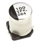 Panasonic 100μF Aluminium Electrolytic Capacitor 35V dc, Surface Mount - EEEFK1V101P