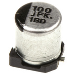 Panasonic 100μF Aluminium Electrolytic Capacitor 6.3V dc, Surface Mount - EEEFK0J101UR