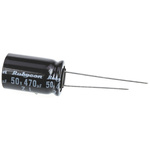 Rubycon 470μF Aluminium Electrolytic Capacitor 50V dc, Radial, Through Hole - 50ZL470MEFC12.5X20