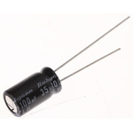 Rubycon 100μF Aluminium Electrolytic Capacitor 35V dc, Radial, Through Hole - 35ZLH100MEFC6.3X11