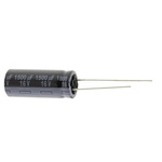 Panasonic 1500μF Aluminium Electrolytic Capacitor 16V dc, Radial, Through Hole - EEUFR1C152L