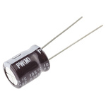 Nichicon 100μF Aluminium Electrolytic Capacitor 63V dc, Radial, Through Hole - UPW1J101MPD