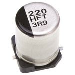 Panasonic 220μF Aluminium Electrolytic Capacitor 50V dc, Surface Mount - EEEFT1H221AP