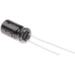Nichicon 220μF Aluminium Electrolytic Capacitor 25V dc, Radial, Through Hole - UVY1E221MED
