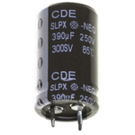 Cornell-Dubilier 22000μF Aluminium Electrolytic Capacitor 35V dc, Snap-In - SLPX223M035H4P3