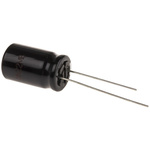 Panasonic 2200μF Aluminium Electrolytic Capacitor 10V dc, Radial, Through Hole - EEUEB1A222