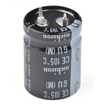 Nichicon 100μF Aluminium Electrolytic Capacitor 400V dc, Snap-In - LGU2G101MELZ