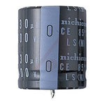 Nichicon 2200μF Aluminium Electrolytic Capacitor 63V dc, Snap-In - LLS1J222MELA