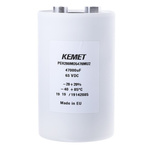 KEMET 47000μF Aluminium Electrolytic Capacitor 63V dc, Screw Terminal - PEH200MO5470MU2