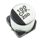Panasonic 100μF Aluminium Electrolytic Capacitor 16V dc, Surface Mount - EEEFP1C101AP