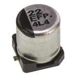 Panasonic 22μF Aluminium Electrolytic Capacitor 25V dc, Surface Mount - EEEFP1E220AR