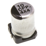 Panasonic 10μF Aluminium Electrolytic Capacitor 16V dc, Surface Mount - EEEFP1C100AR