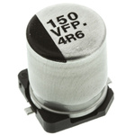 Panasonic 150μF Aluminium Electrolytic Capacitor 35V dc, Surface Mount - EEEFP1V151AP