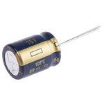 Panasonic 2200μF Aluminium Electrolytic Capacitor 16V dc, Radial, Through Hole - EEUFC1C222S