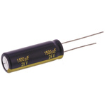 Panasonic 1500μF Aluminium Electrolytic Capacitor 25V dc, Radial, Through Hole - EEUFK1E152L