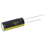 Panasonic 680μF Aluminium Electrolytic Capacitor 35V dc, Radial, Through Hole - EEUFK1V681L