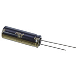 Panasonic 2200μF Aluminium Electrolytic Capacitor 16V dc, Radial, Through Hole - EEUFK1C222L