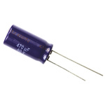 Panasonic 470μF Aluminium Electrolytic Capacitor 50V dc, Radial, Through Hole - ECA1HM471