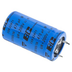 Vishay 470μF Aluminium Electrolytic Capacitor 200V dc, Snap-In - MAL215932471E3