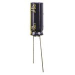 Panasonic 1200μF Aluminium Electrolytic Capacitor 16V dc, Radial, Through Hole - EEUFC1C122
