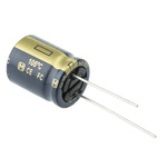 Panasonic 1800μF Aluminium Electrolytic Capacitor 25V dc, Radial, Through Hole - EEUFC1E182