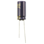 Panasonic 180μF Aluminium Electrolytic Capacitor 63V dc, Radial, Through Hole - EEUFC1J181
