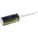 Panasonic 390μF Aluminium Electrolytic Capacitor 63V dc, Radial, Through Hole - EEUFC1J391