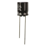 Panasonic 47μF Aluminium Electrolytic Capacitor 100V dc, Radial, Through Hole - ECA2AHG470