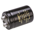 KEMET 2200μF Aluminium Electrolytic Capacitor 100V dc, Screw Terminal - ALS30A222DA100