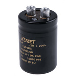 KEMET 470μF Aluminium Electrolytic Capacitor 250V dc, Screw Terminal - ALS30A471DA250