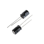 Nichicon 220μF Aluminium Electrolytic Capacitor 25V dc, Radial, Through Hole - UVR1E221MPD