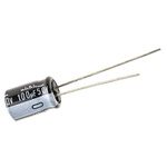 Nichicon 100μF Aluminium Electrolytic Capacitor 50V dc, Radial, Through Hole - UVR1H101MPD